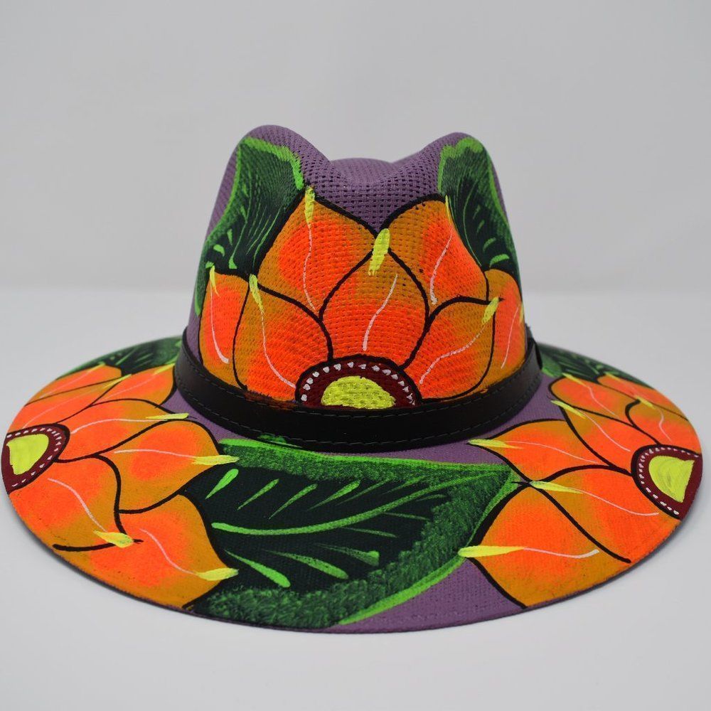 Hand-Painted Sombreros Mexican Sun Hats
